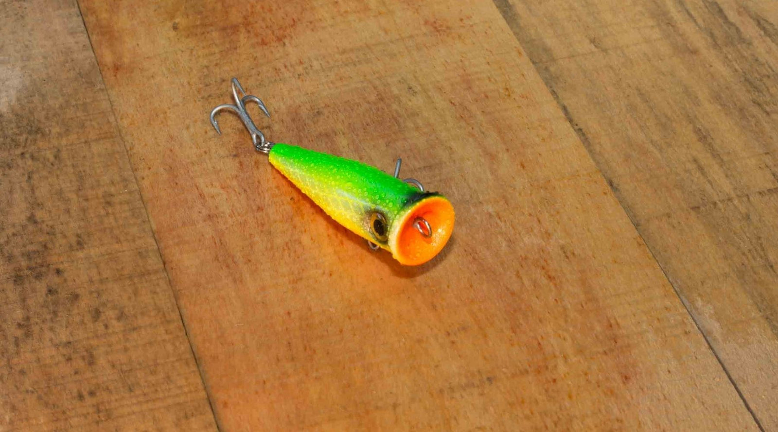 Handcrafted timber fishing lures