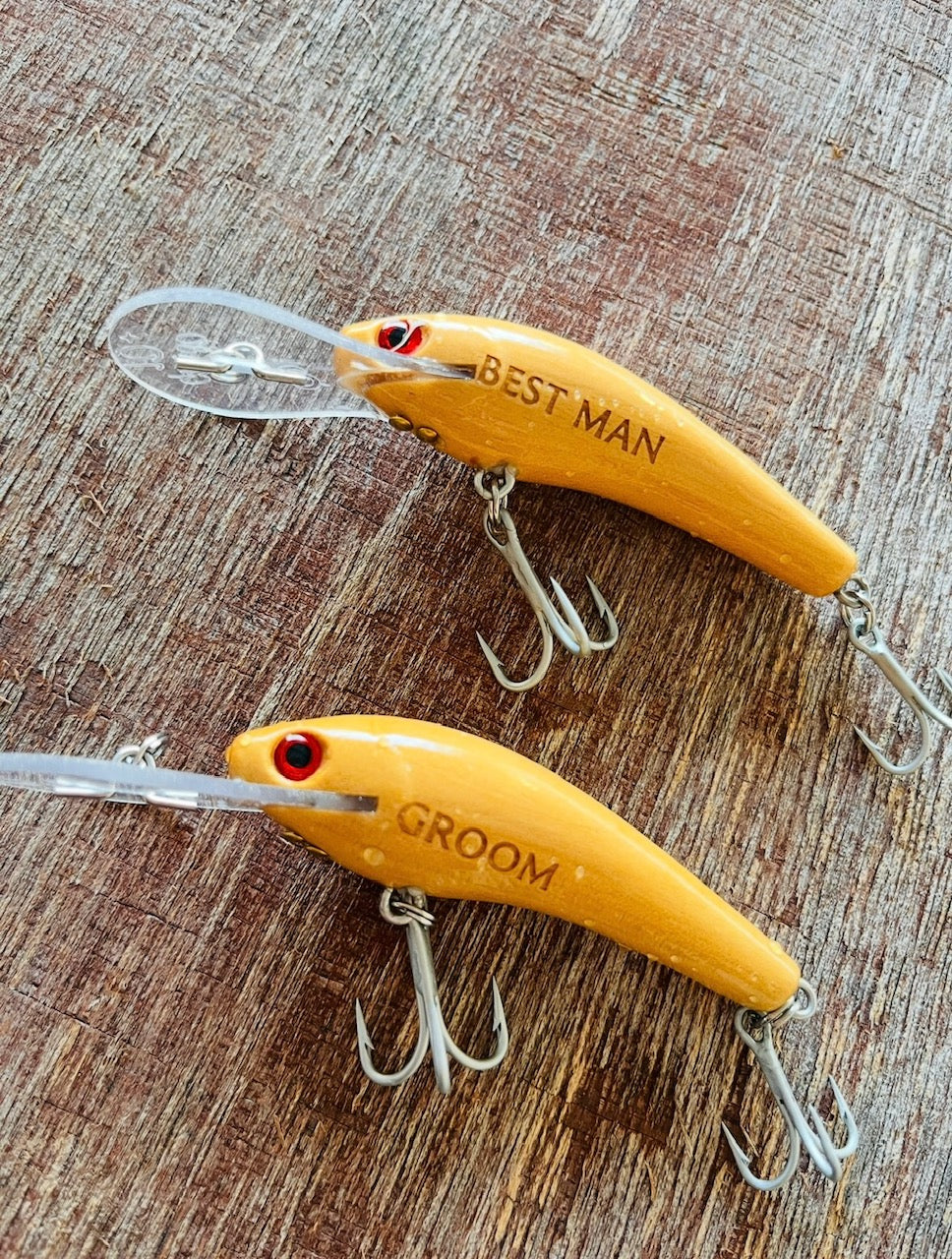 engraved fishing lure australia Personalised Timber Lure - Guttermaster 100 Nude Finish - Old Dog Lures