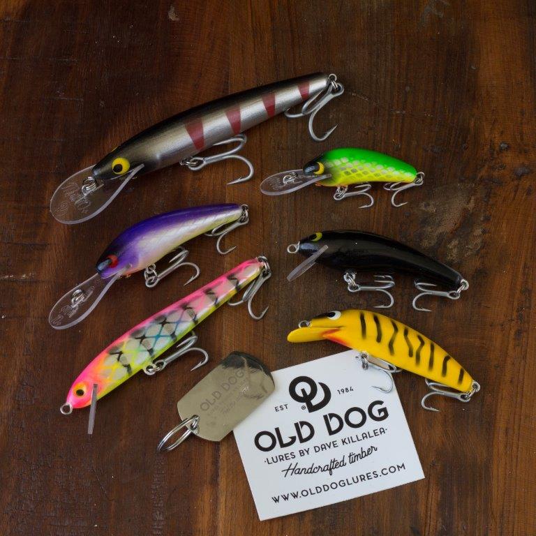 Mutt - 130mm handcrafted wooden fishing lure - Old Dog Lures