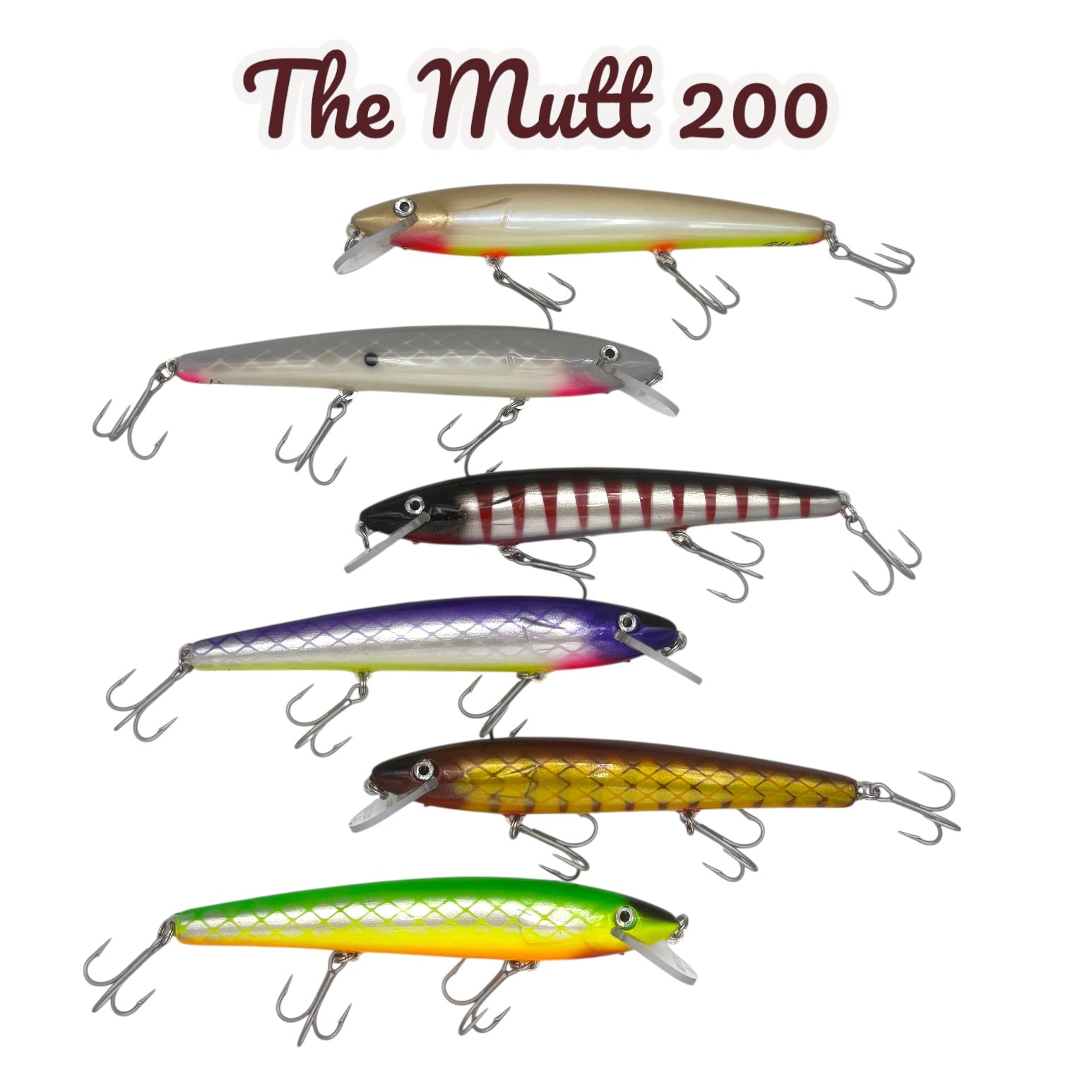 australian made fishing lures The BIG Mutt - 200mm - Old Dog Lures